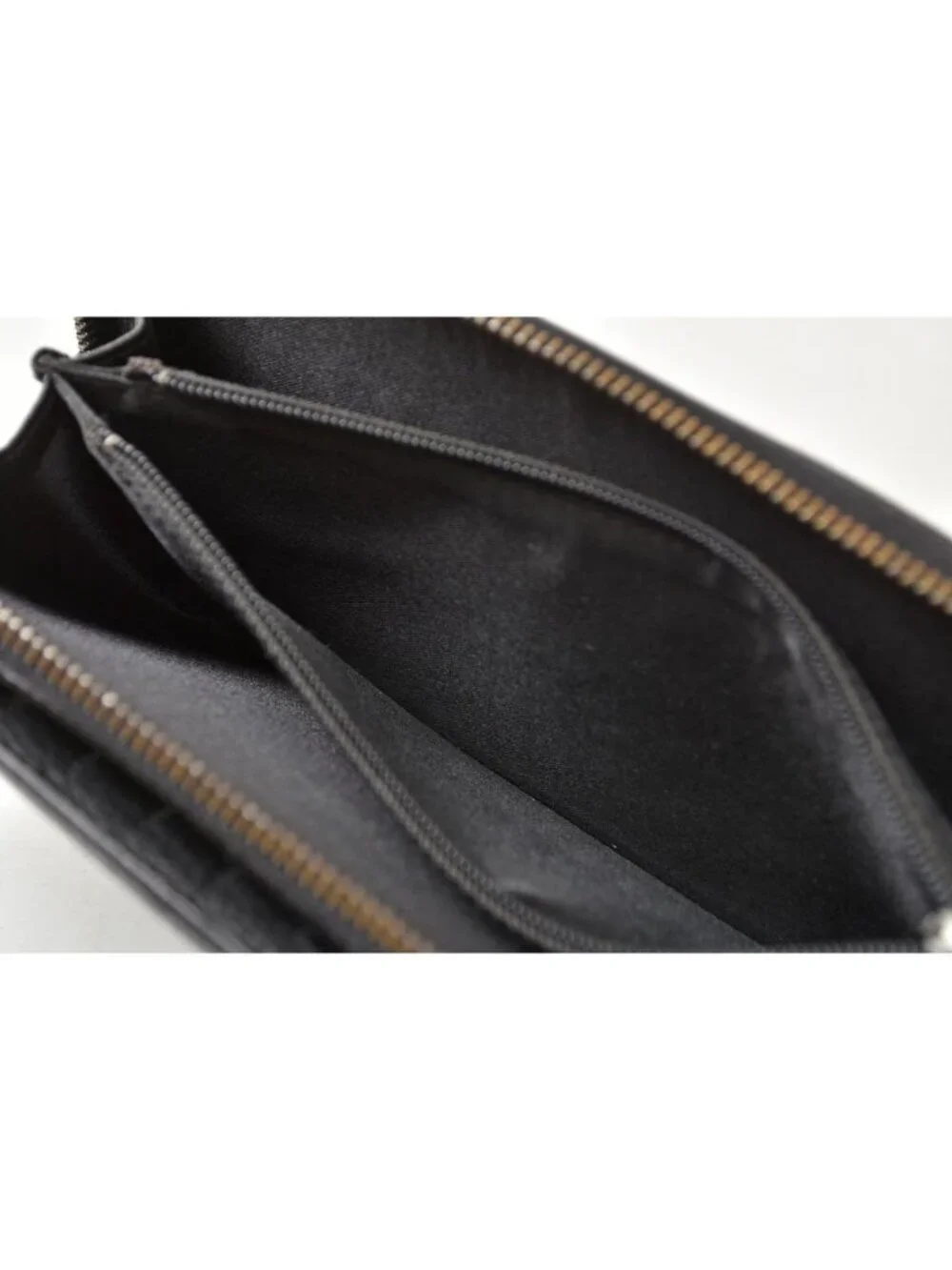 Chanel Wallet Vintage CC Stitch CC Logo Black